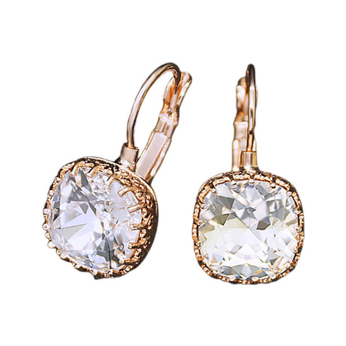 Auskarai "Vintāžš V" su Swarovski™ kristalais